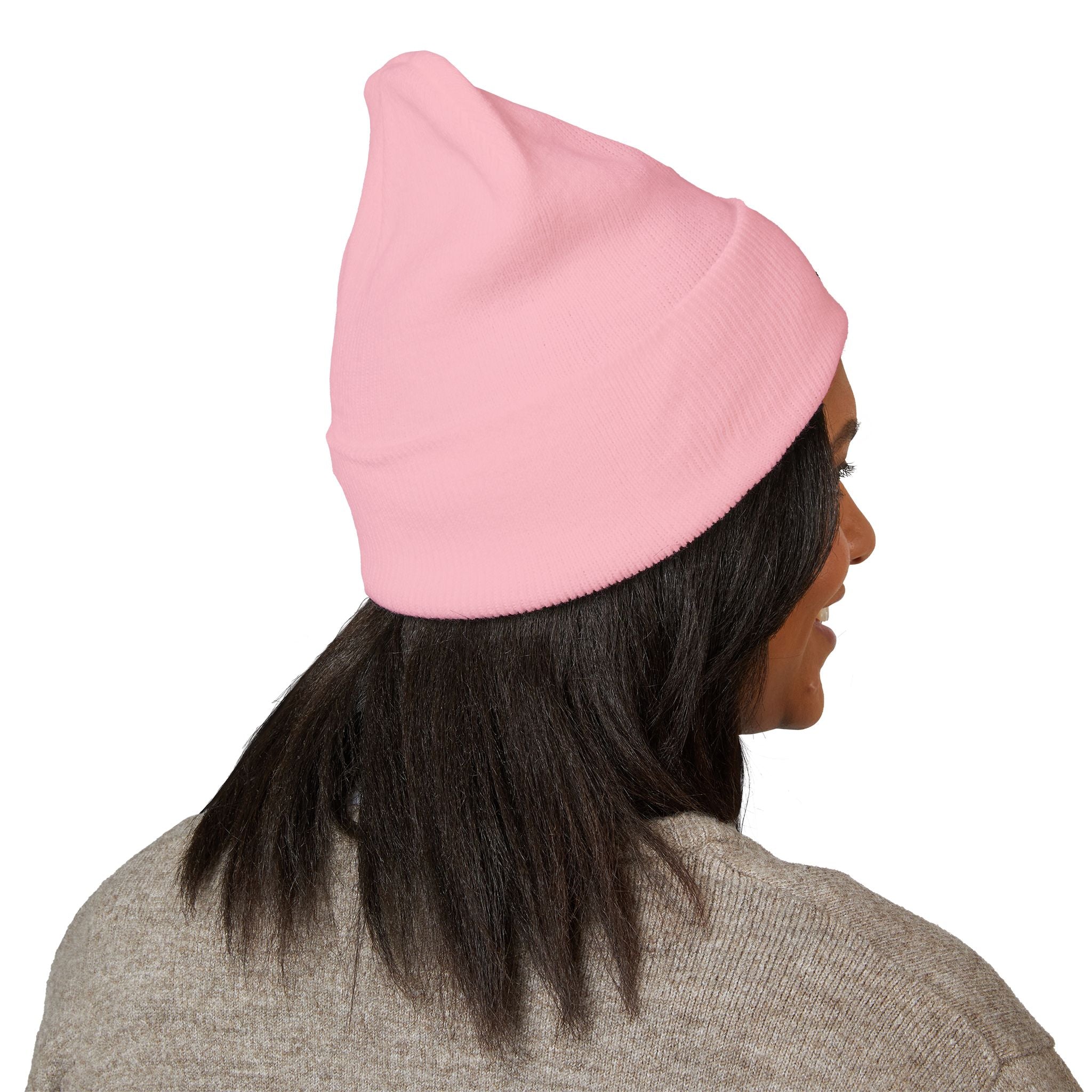 Golf Dad silhouette beanie | Embroidered cuffed beanie
