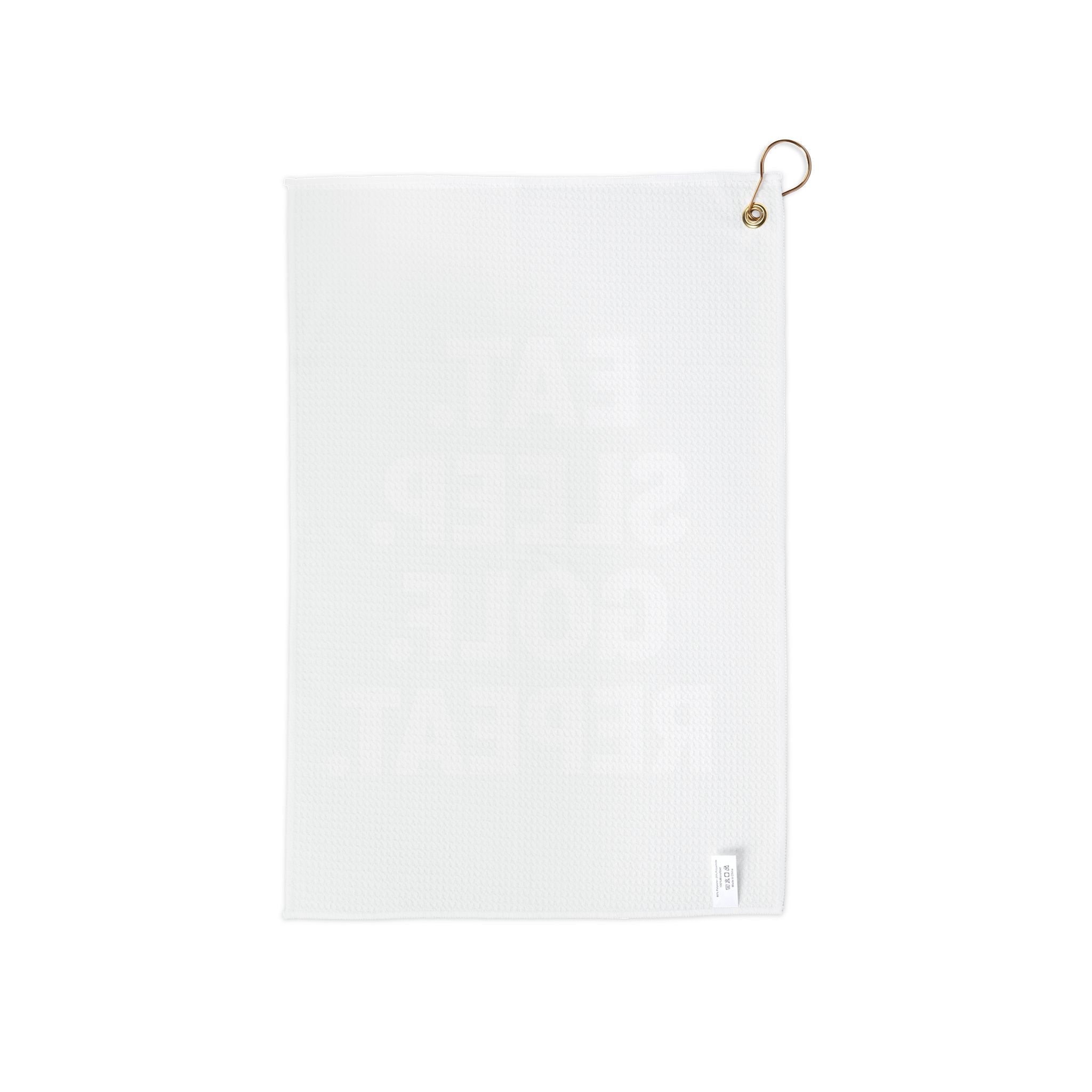 Eat Sleep Golf Repeat Golf Towel | Green Microfiber Towel with Hook