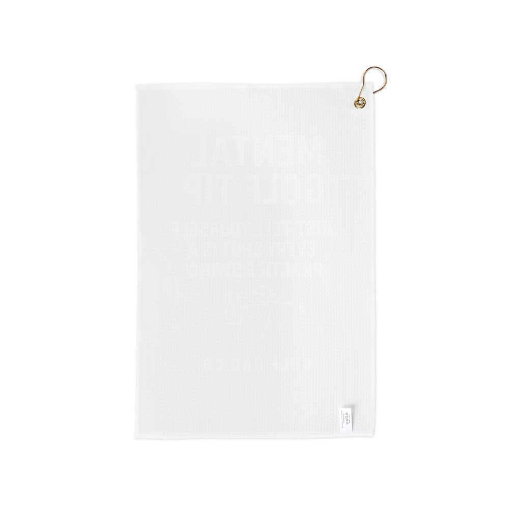 Mental Golf Tip towel | Golf towel with humorous golf dad quote