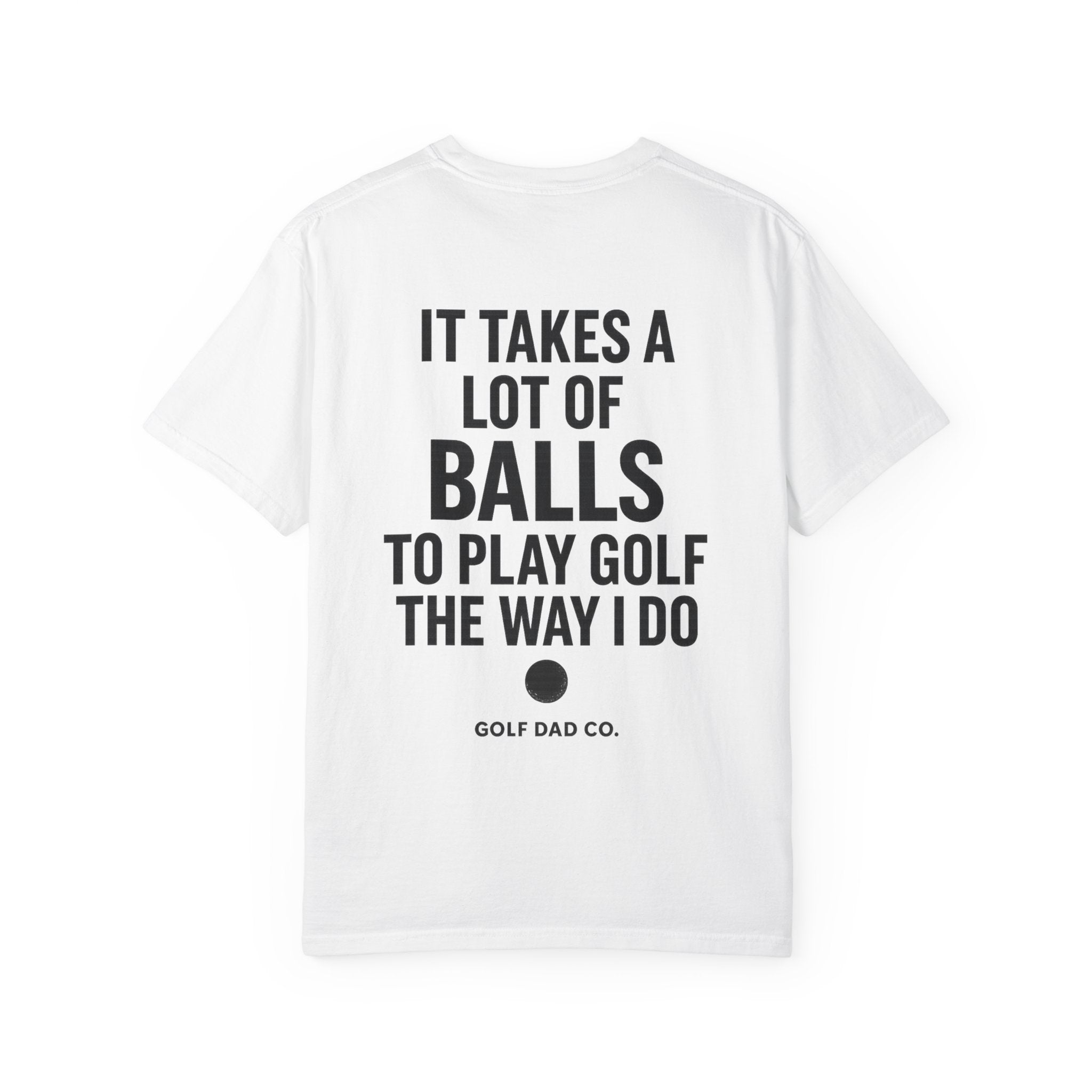 Golf Dad T-Shirt — Minimal Golfer Chest Graphic