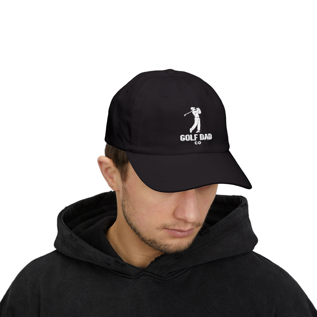 Golf Dad logo Dad Cap | Embroidered Golf Player Hat