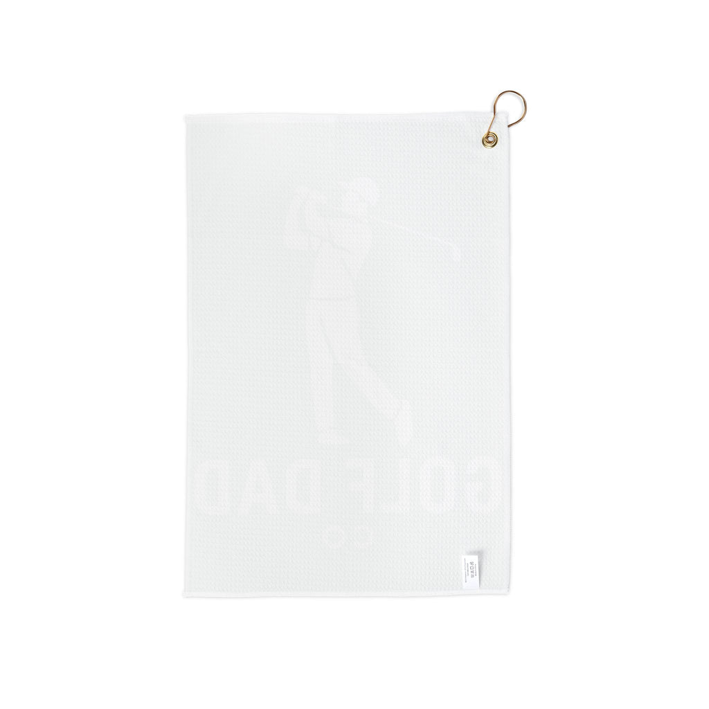 Golf Dad silhouette towel | Golf Towel, Golfer tee time accessory