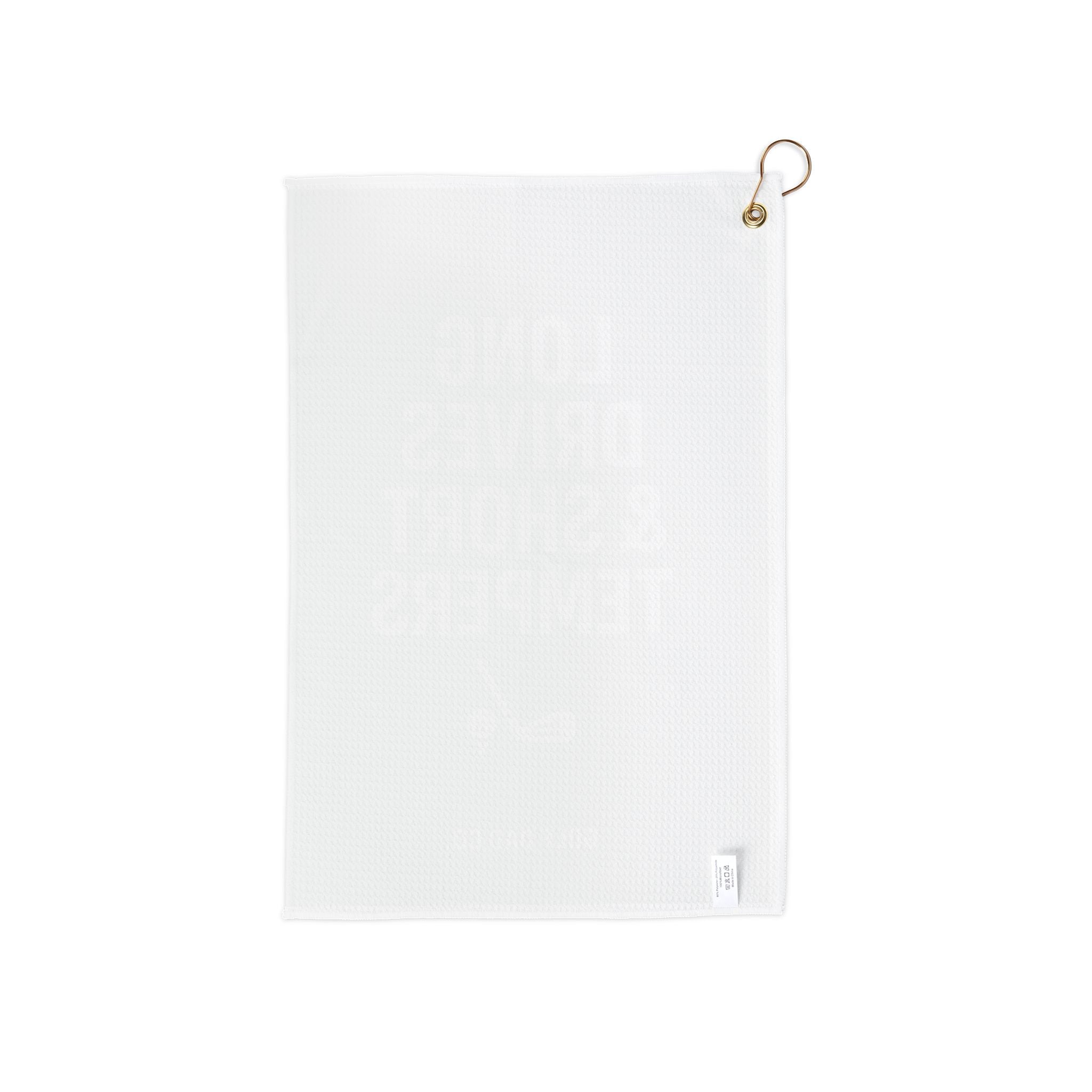 Long Drives & Short Tempers Golf Towel | Golf Club Icon, Dark Green