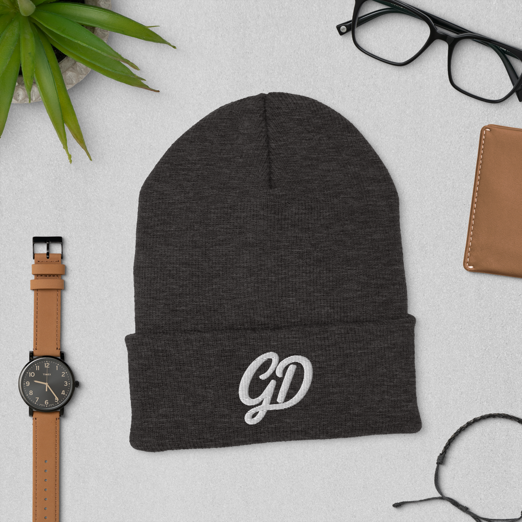 Golf Dad™ Cuffed Beanie - Grey