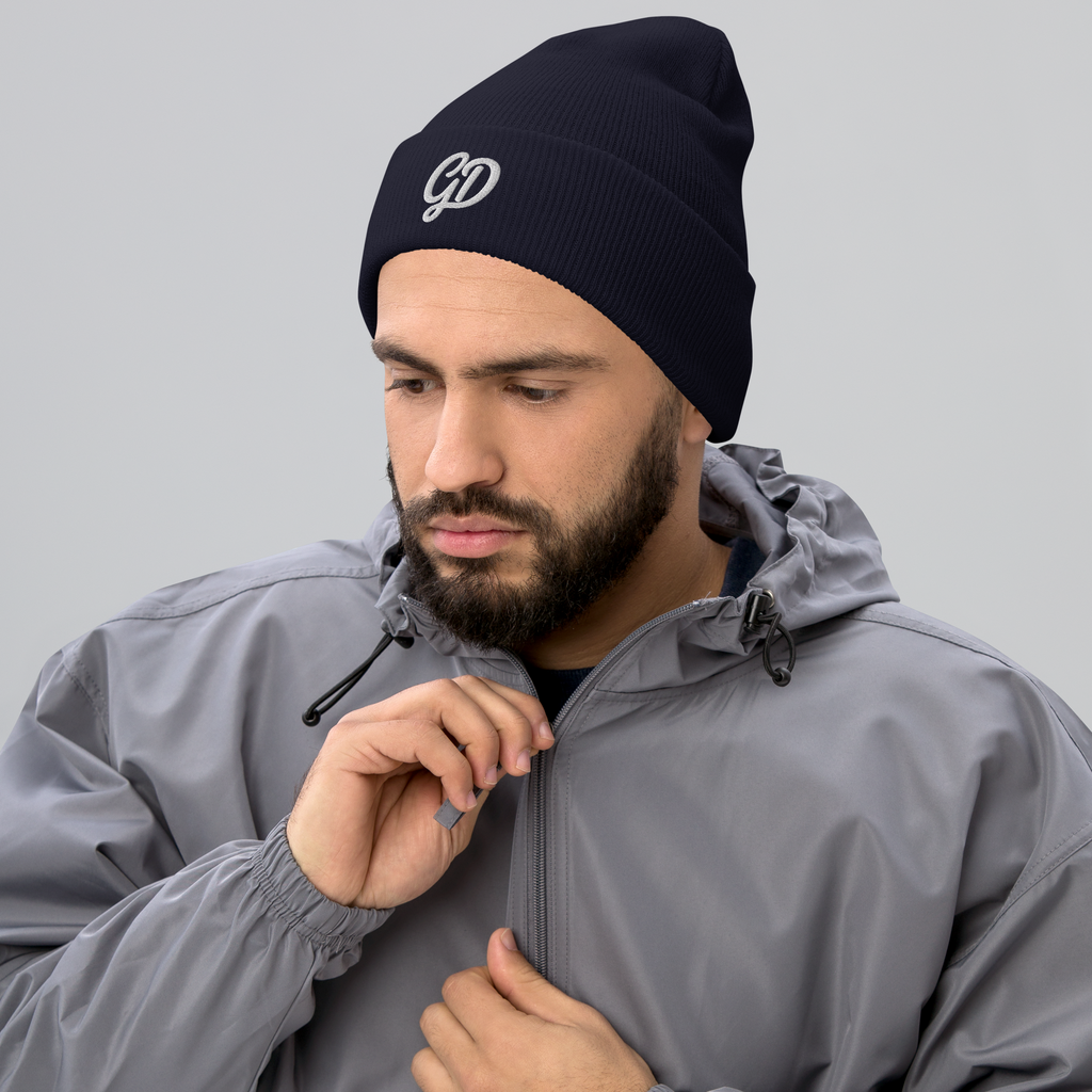 Golf Dad™ Cuffed Beanie - Navy Blue